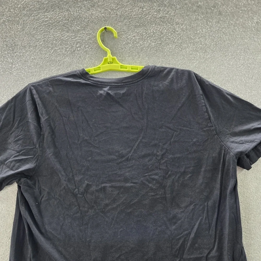 Jordan Men Shirt XL Black Graphic Print Air Logo Short Sleeve‎